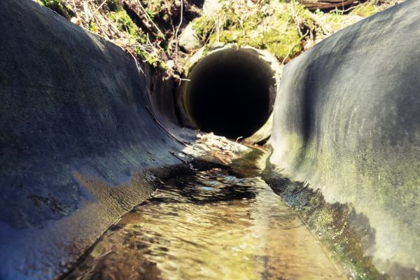 Drainage Swale Installation in Westlake