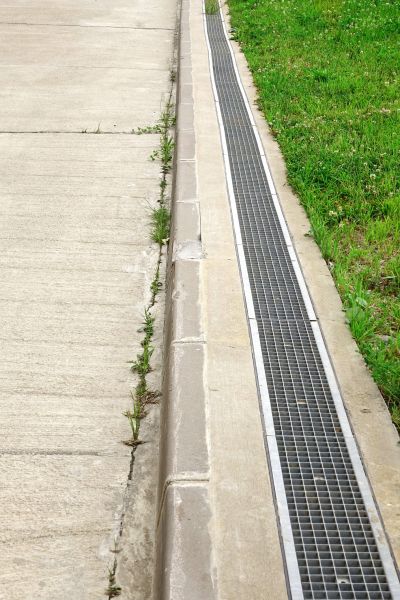 Concrete Drain Installation in Westlake